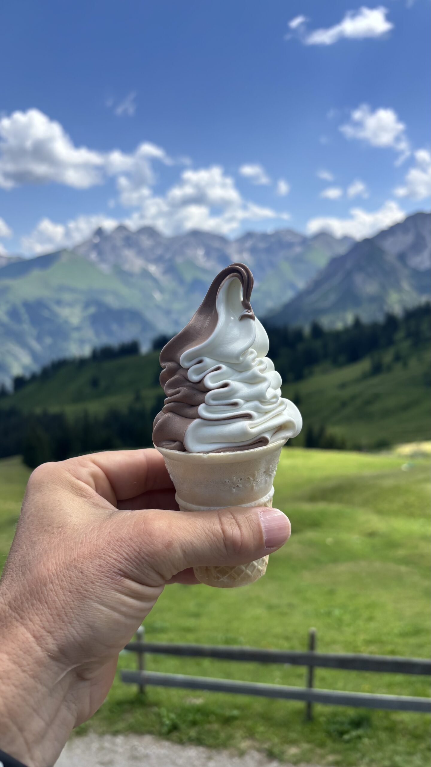 Softeis auf der Hütte